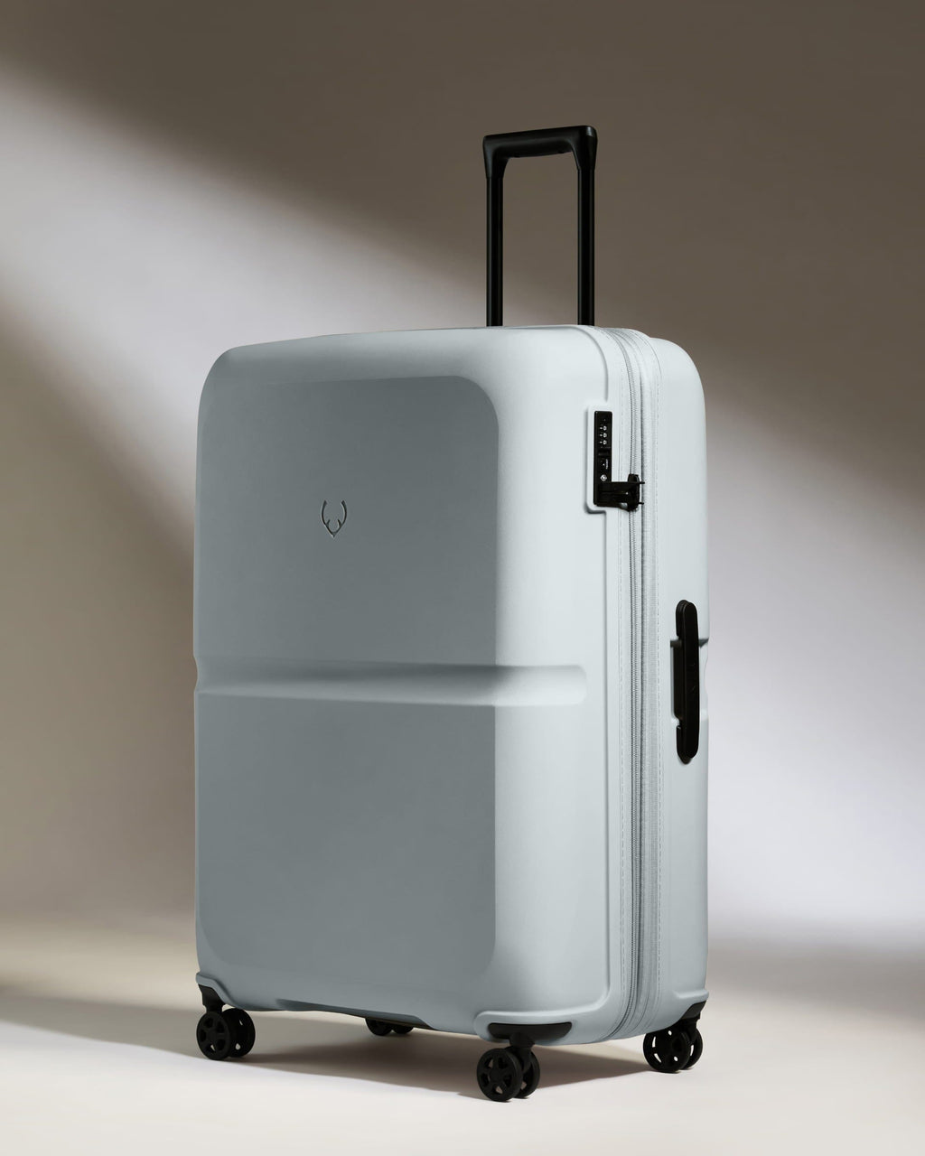 Large Suitcase in Salt Blue - Single Stripe