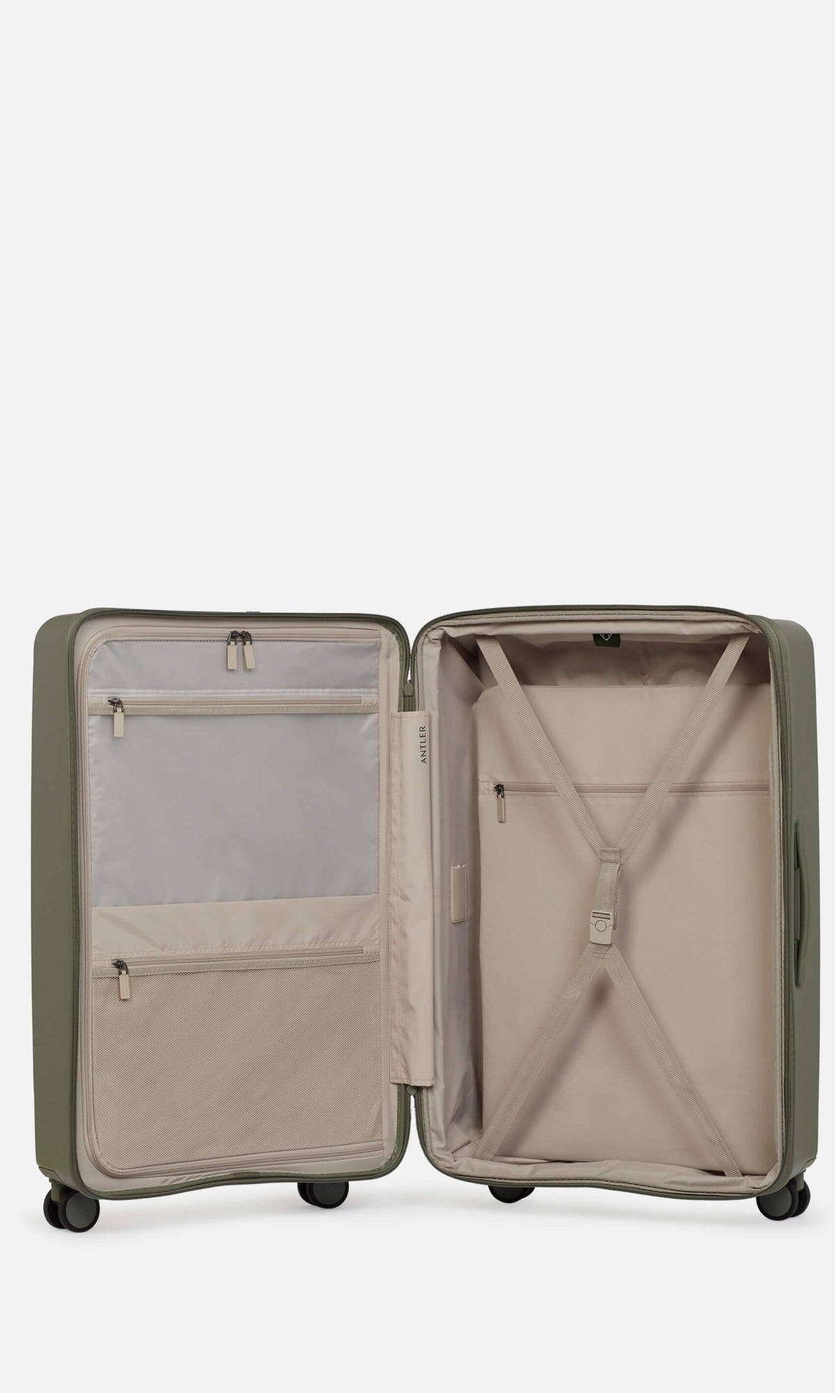 Large Suitcase in Field Green - Stamford 2.0