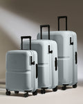 Suitcase Set in Salt Blue - Single Stripe