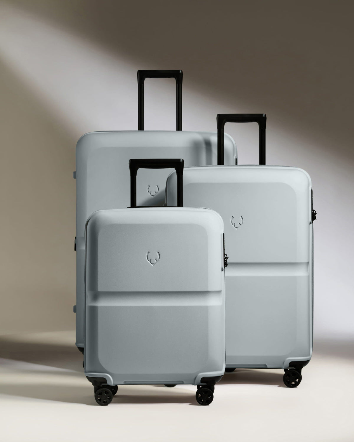 Suitcase Set in Salt Blue - Single Stripe